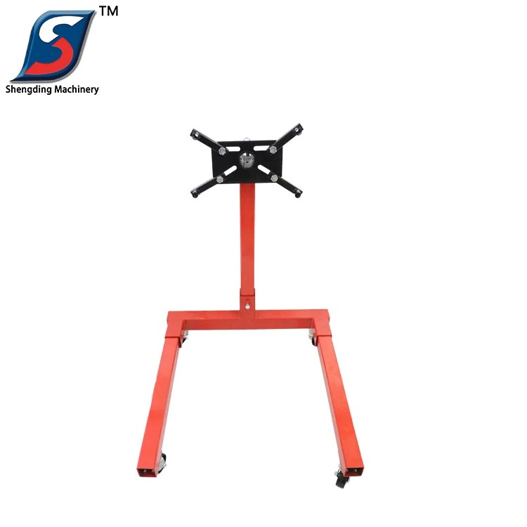 1250lbs Manual Adjustable Engine Rotation Lift Repair Stand for Car Repair
