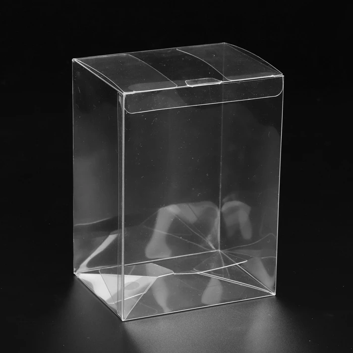 Wholesale Customized Folding Auto-lock Clear Vinyl Boxes PVC/PET Plastic Toy Display Boxes