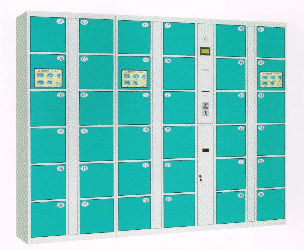 Hot Sale 24 Electronic Safe Storage Intelligent Coin System 9 Door Rfid Electric Lock Locker
