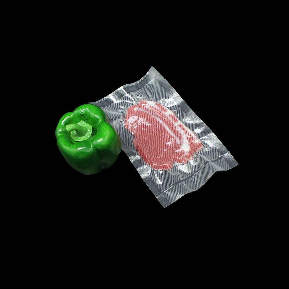 
Custom textured and embossed food saver vacuum sealer bags transparent vacuum bag for vegetables and fruits and meats 