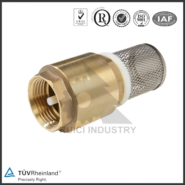 high quality price superior brass cw617n foot valve