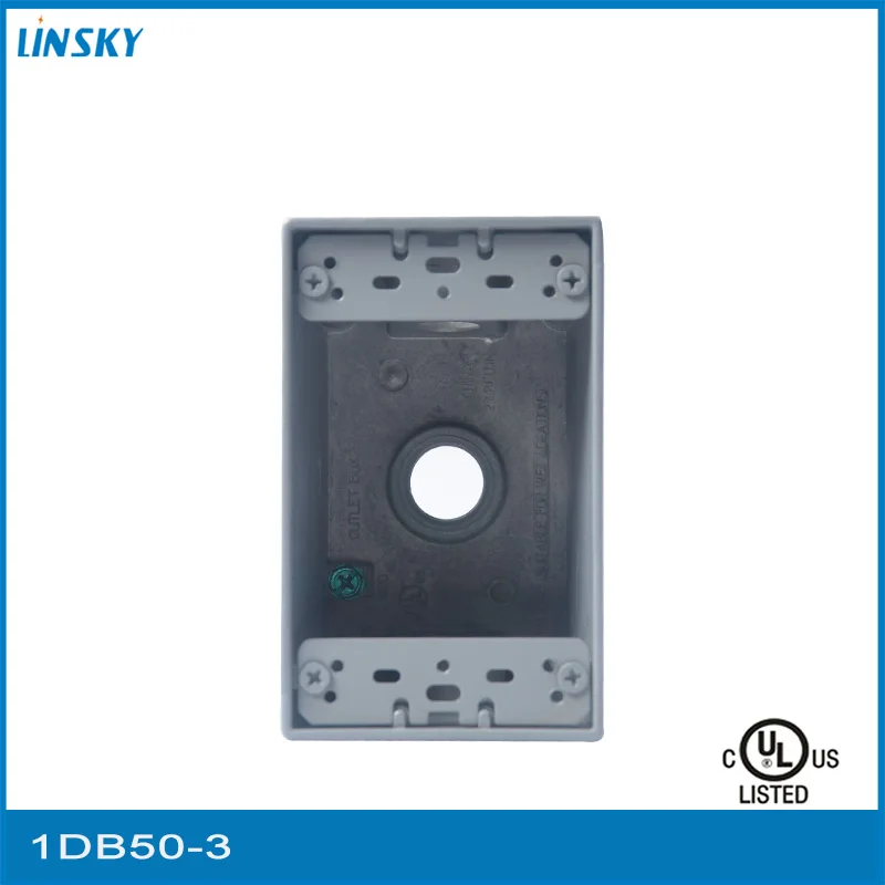 
Shanghai Linsky American Standard 1gang 2 Deep three 3/4 outlets Waterproof Junction boxes 