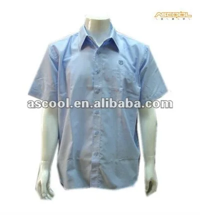 Промо-Школьная форма Буле Белый Мальчиков С Коротким Рукавом Рубашки Оксфорд