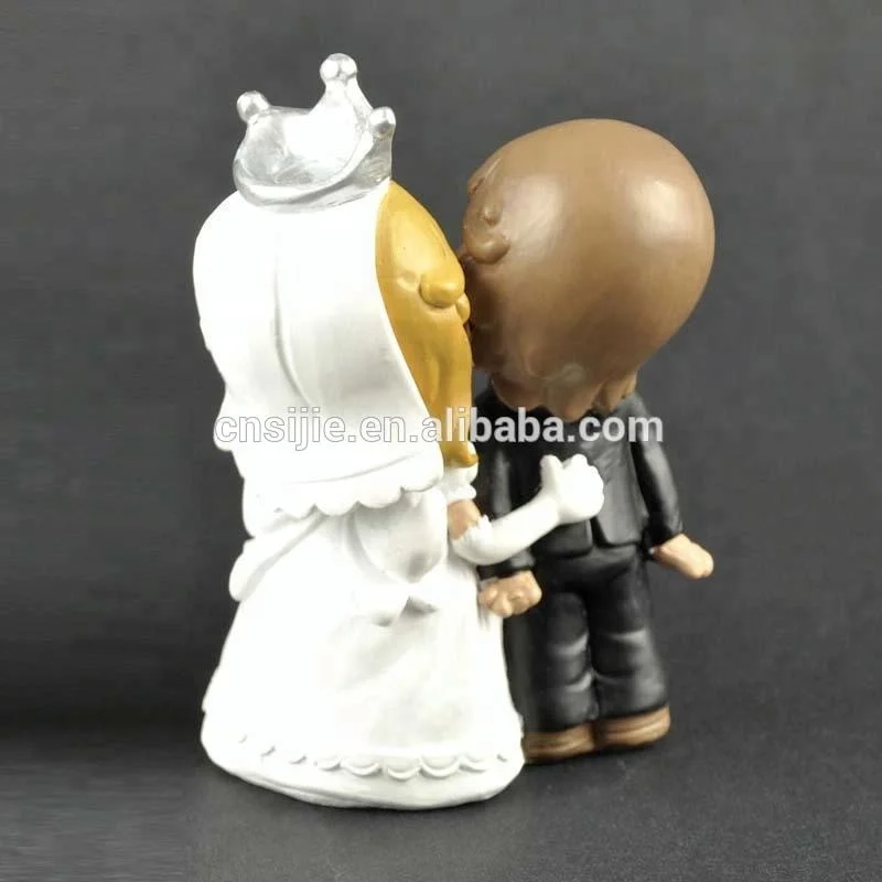 Полирезиновые Свадебные цветы и корона для жениха, свадебные фигурки невесты в наличии