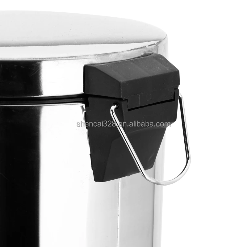 Steel trash can pedal trash bin stainless steel stainless steel foot pedal waste bin hotel room