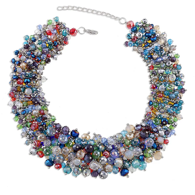 Luxualry Necklace Crystal Glass Bead Necklace Jewelry Women Necklace Wholesale
