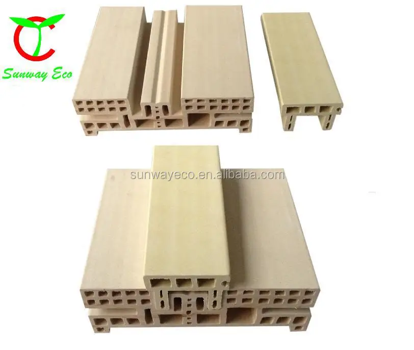 doors & windows frames type and plastic frame material WPC door frame