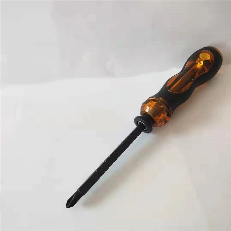 HONGXU Soft Grip Screw Driver Straight Slotted TPR Handle Screwdriver