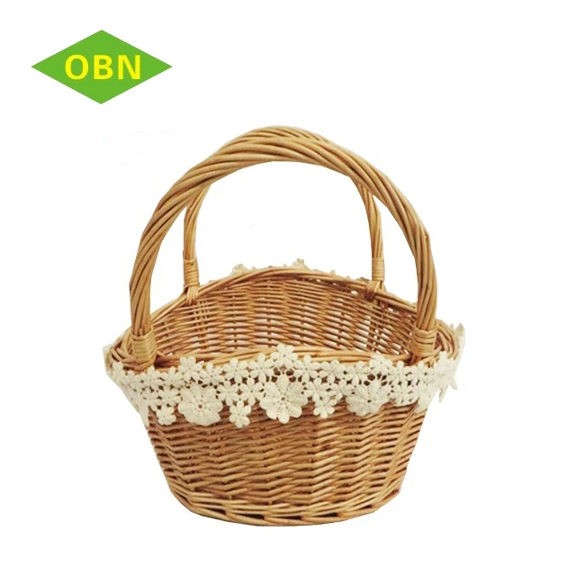 
Wholesale natural deco gift woven mini wicker basket bag 