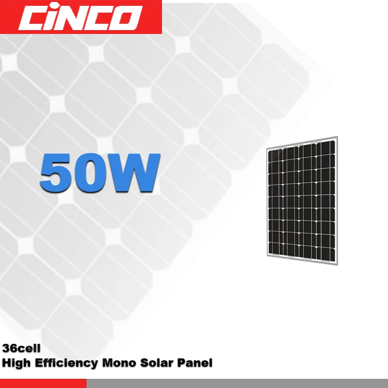 50 Вт precio панель солнечной моно высокое качество низкая цена