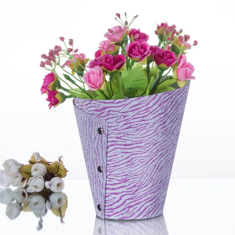 
Flower cylinder round colorful printing luxury decorative flower sleeve 