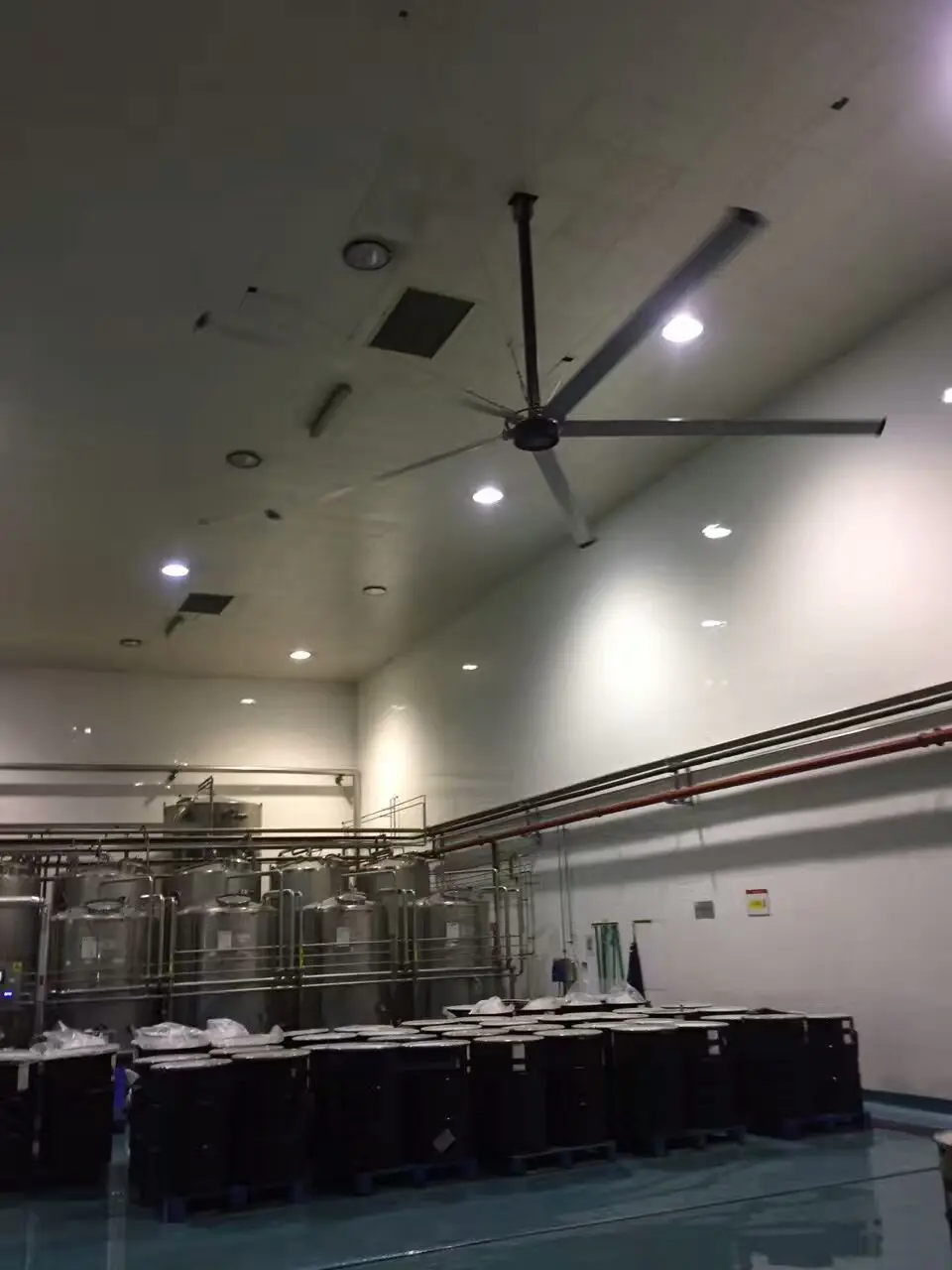 7.3M large industrial fan PMSM motor  big fan ventilation