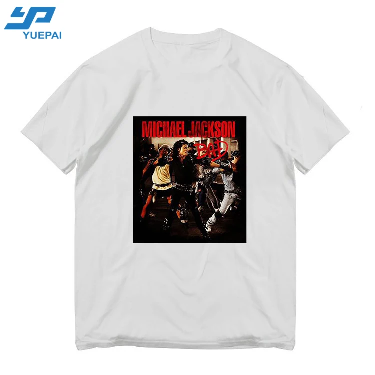Summer 2020 customizable print fashion michael jackson T-shirt