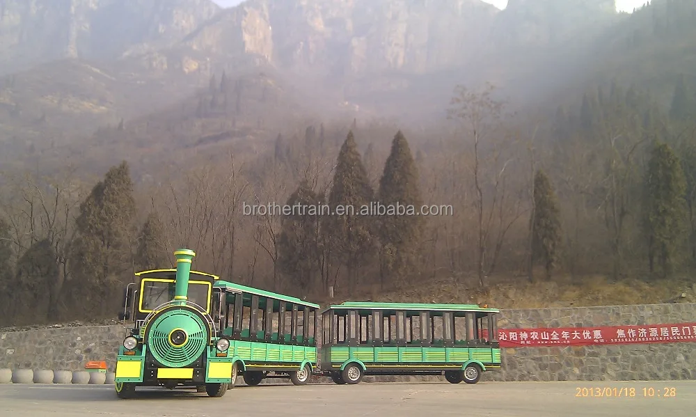 New Type Tourist Train Amusement Trackless Train