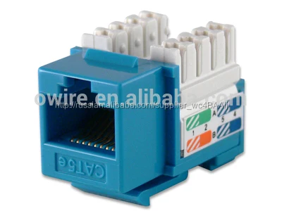 Cat6 UTP прямой разъем трапецеидальных искажений сделано в китае