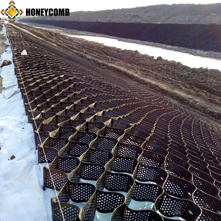 
plastic honeycomb gravel grid geocell stabilizer for driveways 