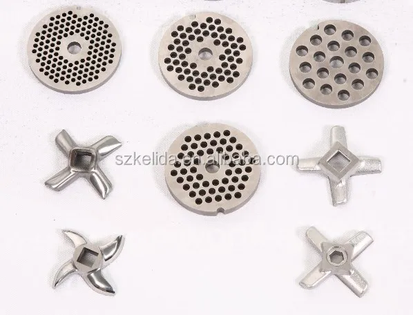 2015 stainless steel meat grinder plate and knife
