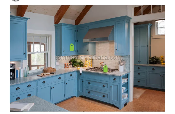 unique modern design kitchen cabinet manmake counter top set