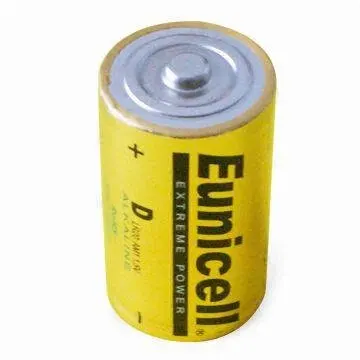 R20 battery LR20 alkaline battery 1.5v D from Eunicell brand 2 PACK