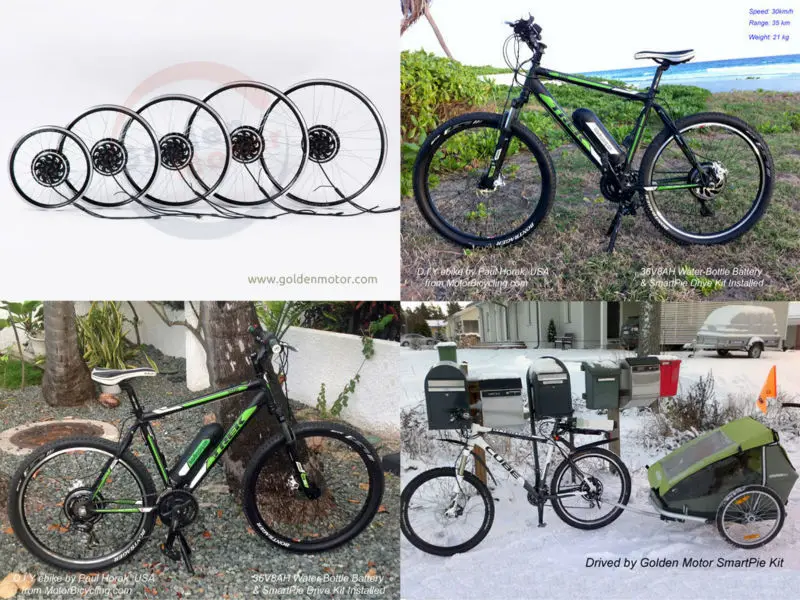 New !!! 12 volt electric motor with sine wave controller, converting bicycle kits