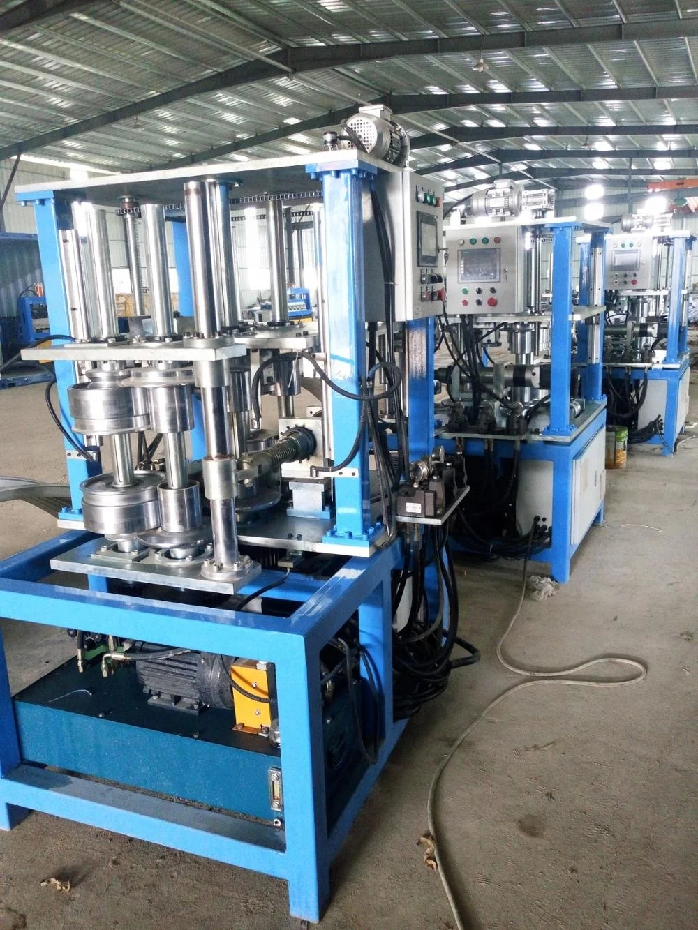 
Kalzip style standing seam roof panel curving machine 