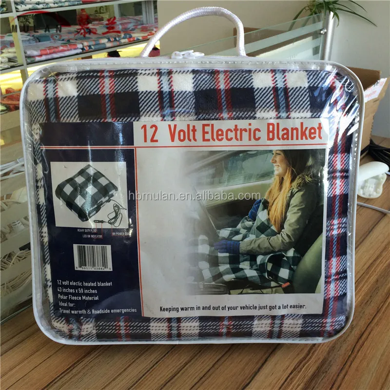 12 volt electric car blankets throws camping, vehicle blanket