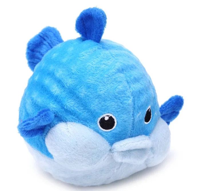 ICTI factory soft stuffed puffer fish toy cuddle plush fish toy for kids