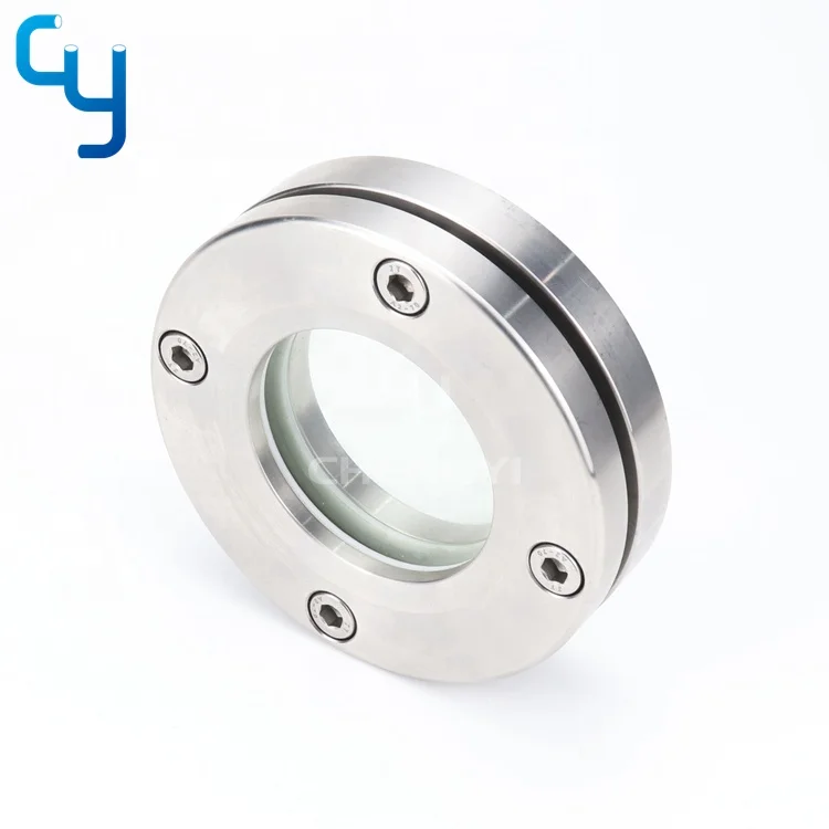Factory price sanitary stainless steel flanged sight glass for tank and vessel