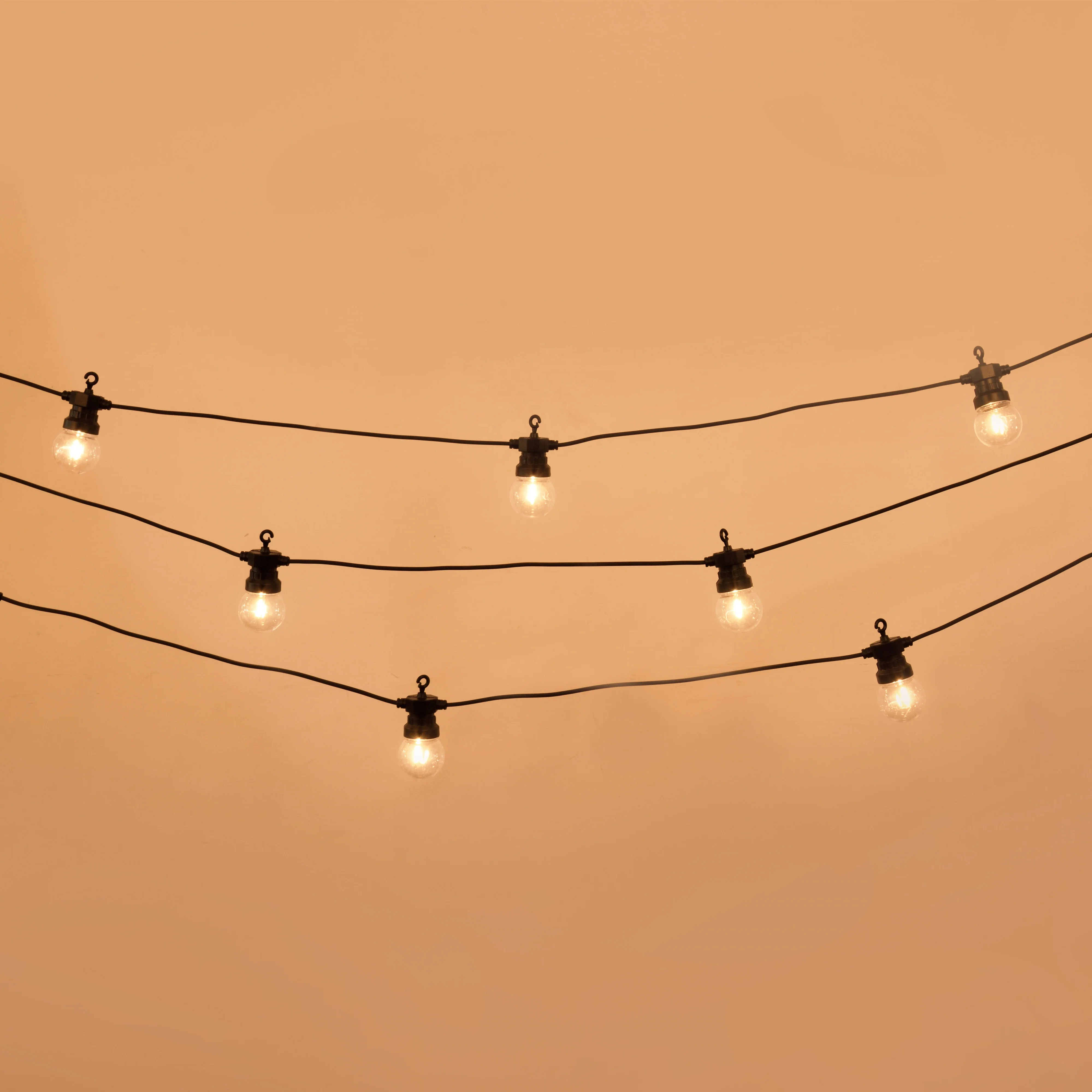 G50 Outdoor Waterproof Bulbs and Connector Decorative Garden Christmas Holiday Party Patio Led String light