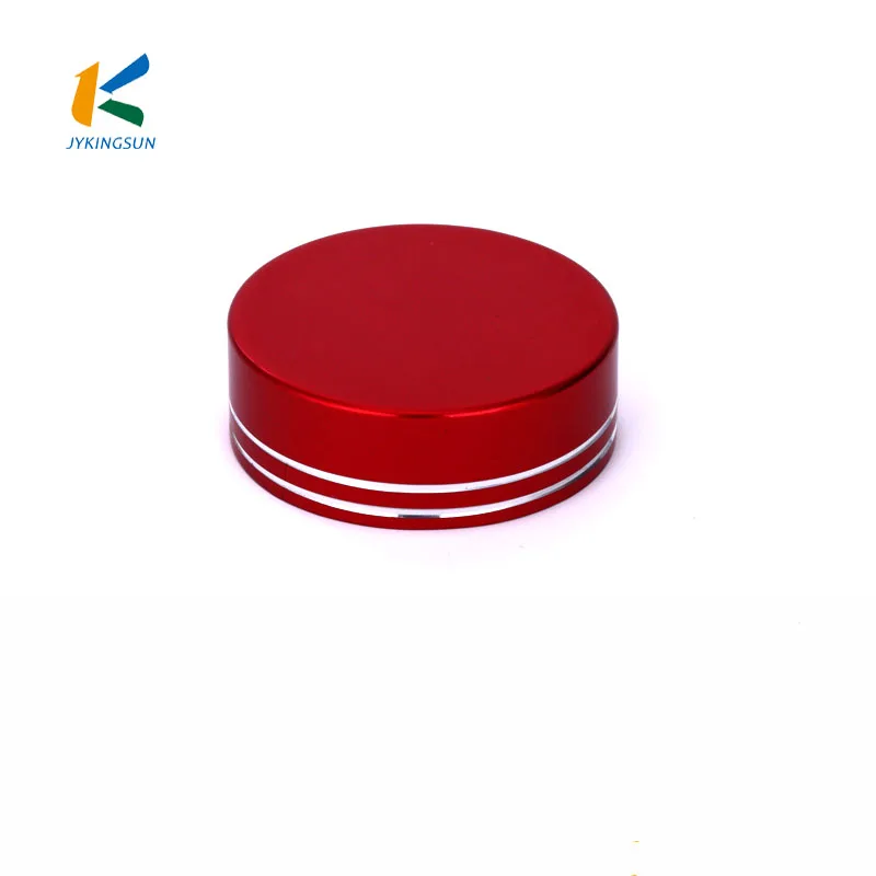 42/410 cosmetic jar lid aluminum screw cap/aluminum cover for cosmetic packaging