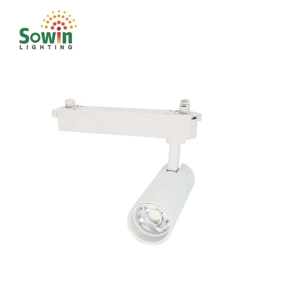 
led cob black housing white body 35w led track light 15w 18w 24w 30w 3000k 4000k 6000k track lighting lamp 