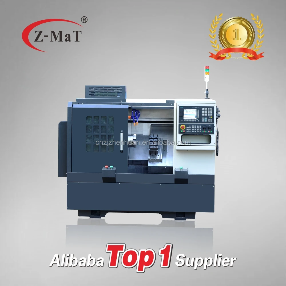 SL280 high speed high quality cnc turning lathe with C axis/slant bed gang tools small cnc turning machine