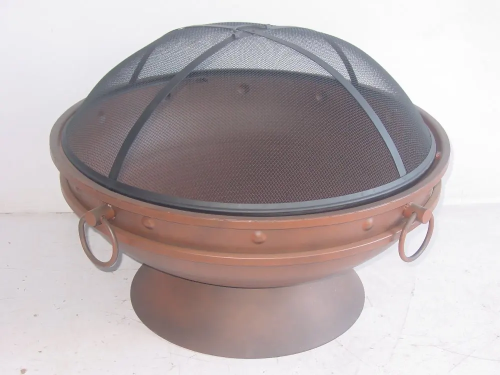 
Deep Wood Burning Fire Pit Rusty Color 