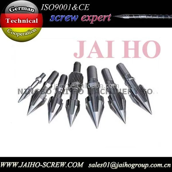 Hot sale screw parts/nitrided screw attachment/screw tips