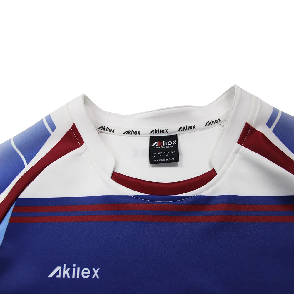 Custom new style top high quality sublimated rugby jersey set with no MOQ