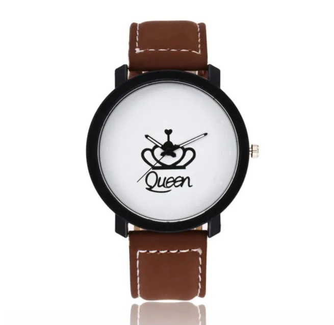 Fashionable Personality King and Queen Crown Watches Couple Watches