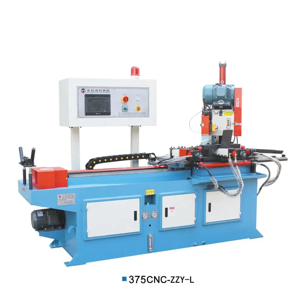 High speed CNC Full automatic carbon steel / metal tube / pipe cut machine