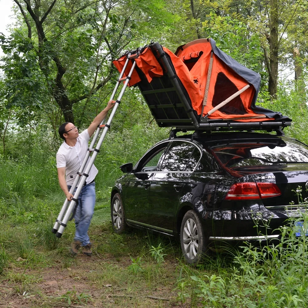 Manufacturer Waterproof fits 2 People  Foldable Roof Tent Car Roof Top Outdoor Camping