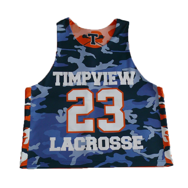 Mens women custom sublimate box field reversible lacrosse uniform jersey penny shorts