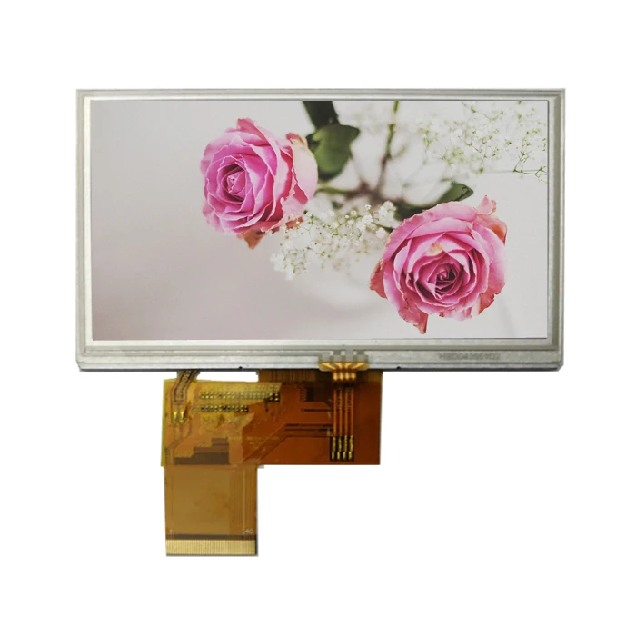 4,3 дюймовый разрешение 480*272 интерфейс RGB ST7282T2 Драйвер IC 350 Cd/m2 (тип) яркий TFT ЖК-дисплей с сенсорной панелью