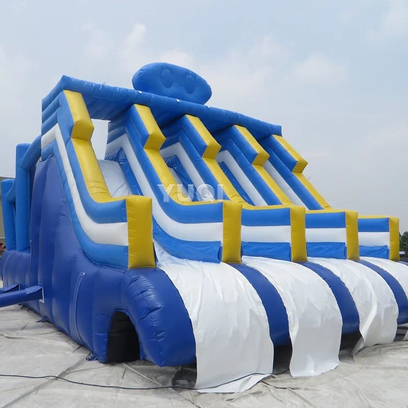 Customized inflatable slides water slide park equipment pool for adults