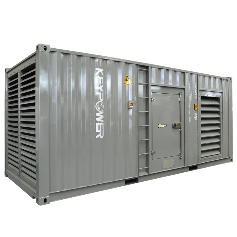 1000 kW 1250KVA Containerized silent Diesel Generator With KTA38-G9 Engine