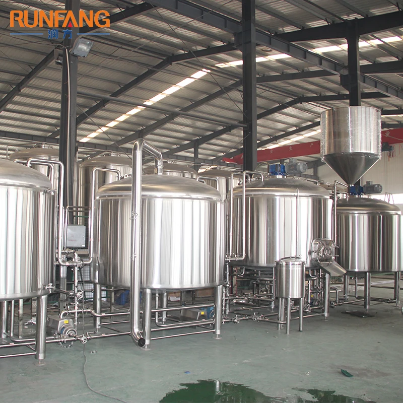 
Whisky Beer Gin Brewing Making Machine 2 Vessels Micro Brewery Equipment 