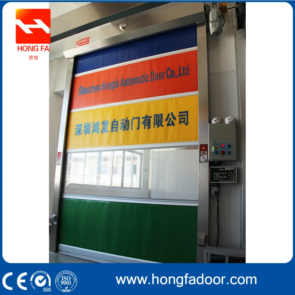Automatic Pvc Rapid Interior Roller Shutter Door