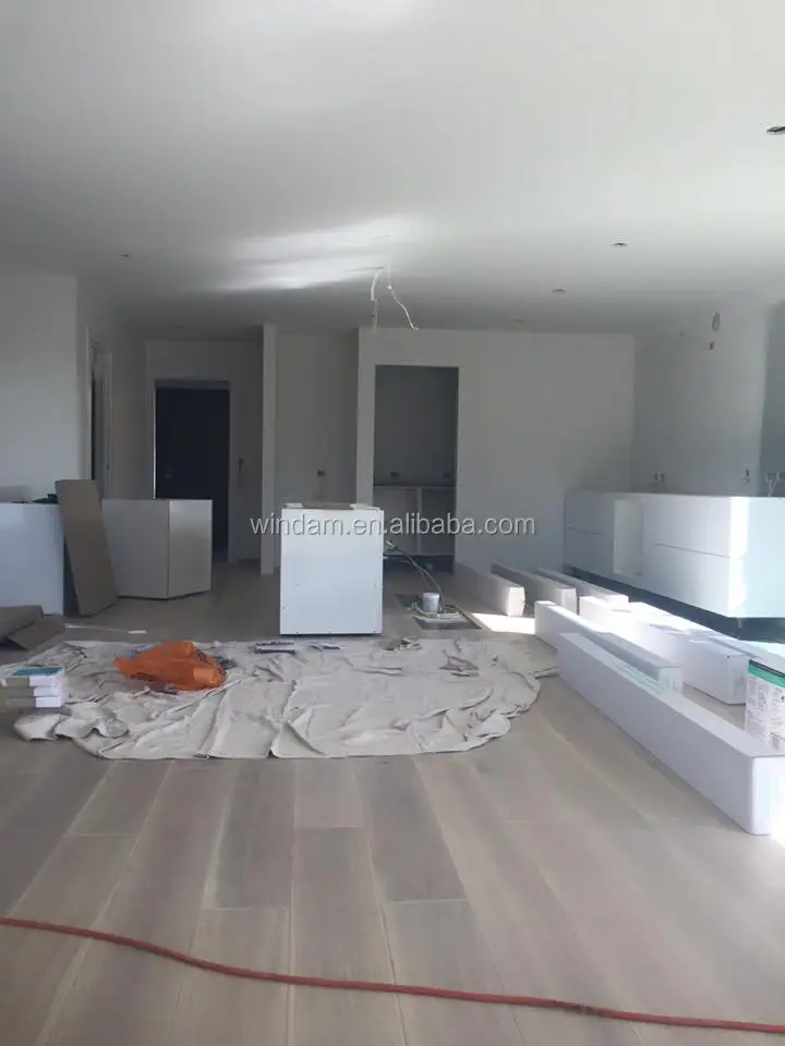 
Promotional Ivory color white engineered wood flooring oak 