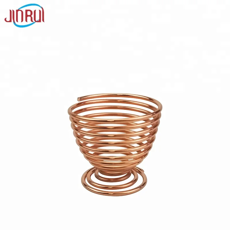Металлическая проволока с гальваническим покрытием, спиральный держатель для яиц, держатель для губки для макияжа