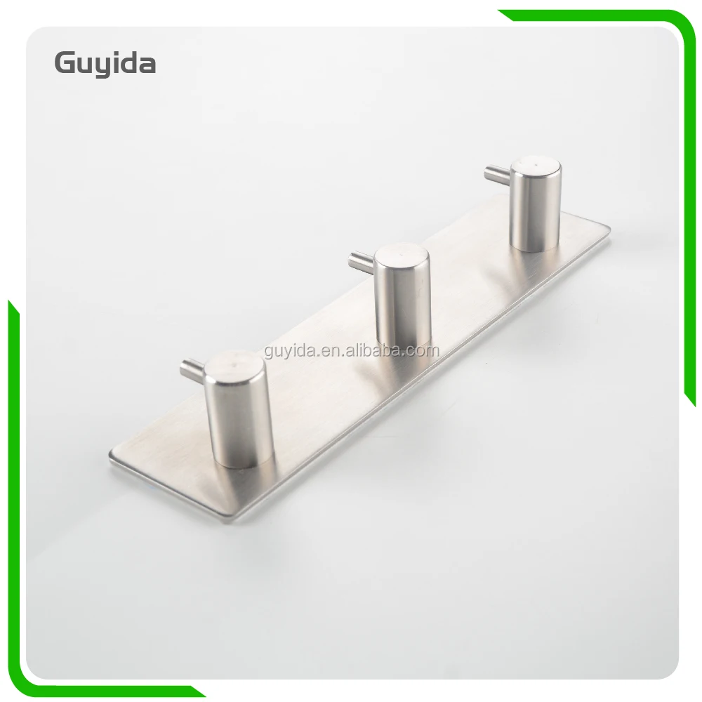 
Stainless steel 304 suction cloth robe coat hanger adhesive wall metal hook for hanger 