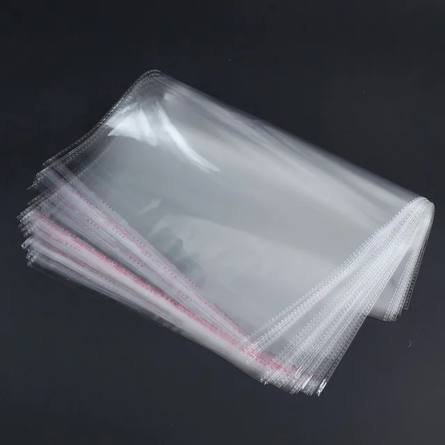 Wholesale Clear Self Seal Adhesive Cello Cellophane Resealable Plastic OPP Bag A3 A4 DL