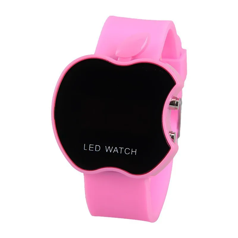 
Big discount wholesale led touch mirror watch ,colorful rubber jelly watch for men girl child  (60275383714)
