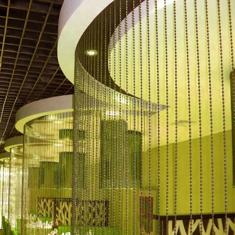 
Metal Ball Beaded Curtains Drapes 